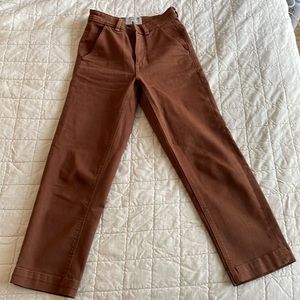 Everlane straight leg crop pants